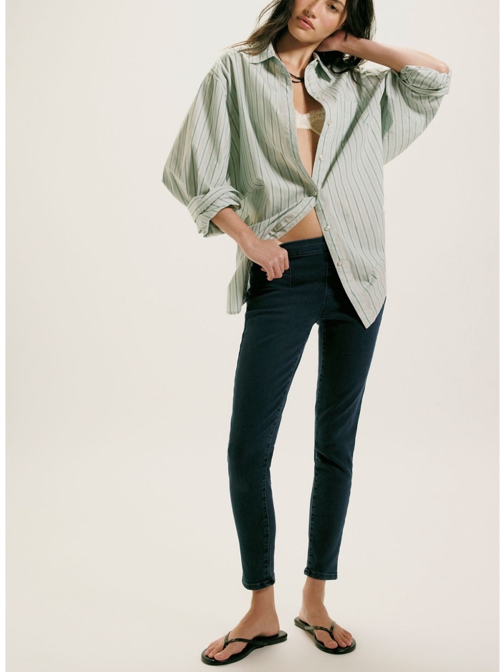 Free People We The Free CRVY Infinite Stretch Pull-On Skinny Jeans
